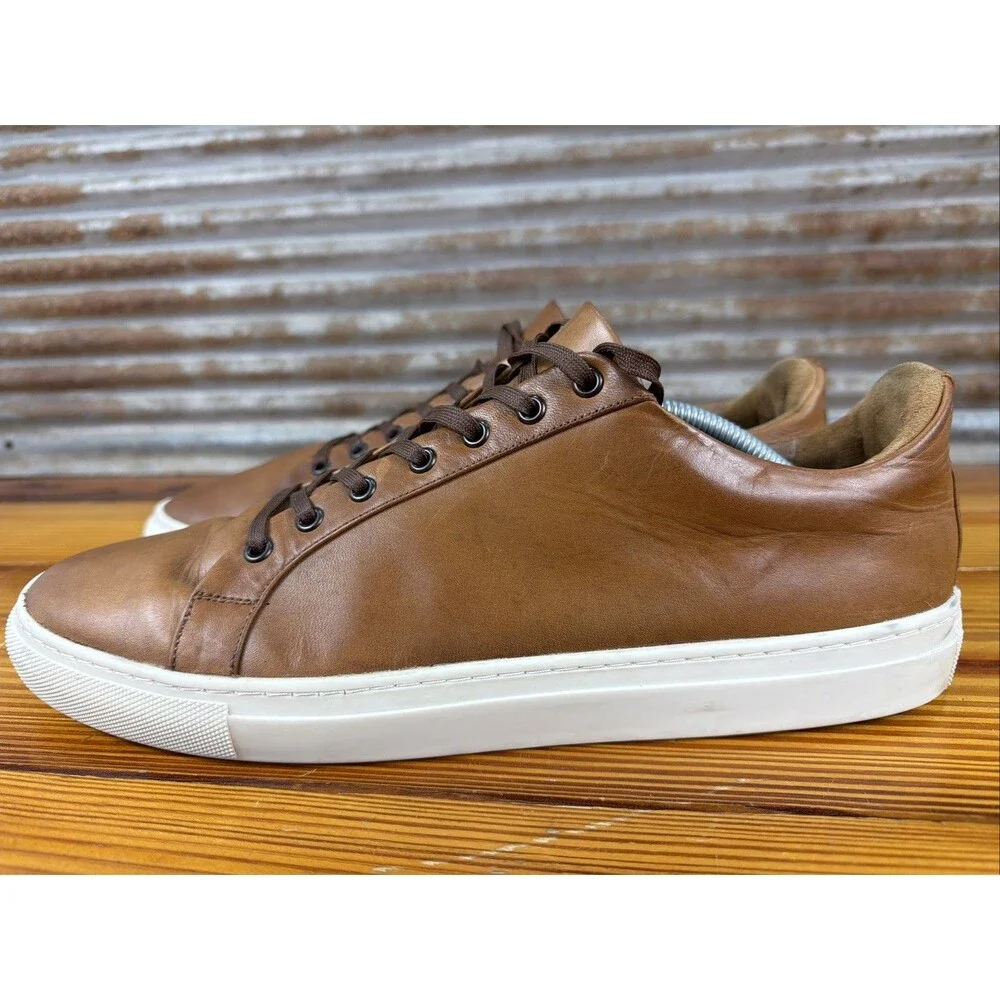 Thursday Boot Co Premier Low Top Sneakers Men's US 13 Toffee Brown Leather